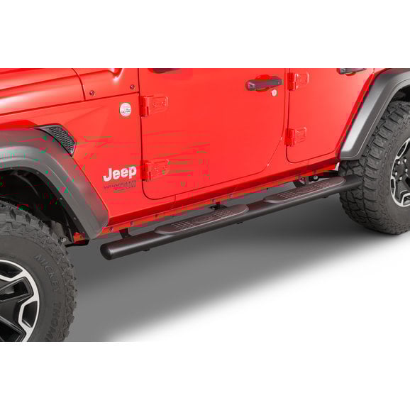Quadratec QR4 Heavy Duty Oval Side Steps Quadratec QR4 Heavy Duty Oval Side Steps for 18-22 Jeep Wrangler JL Unlimited 4-Door