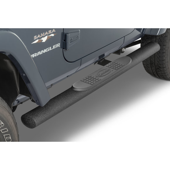 Quadratec QR4 Heavy Duty Oval Side Steps Quadratec QR4 Heavy Duty Oval Side Steps for 07-18 Jeep Wrangler JK 2 Door