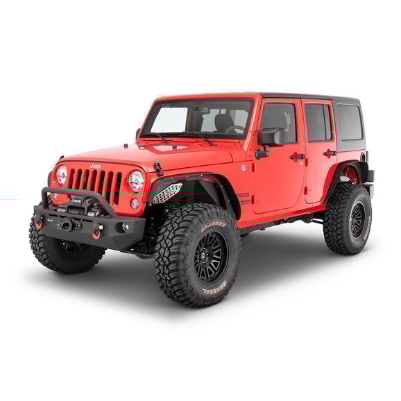 Quadratec Steel Slim Flat Fender Flares Quadratec  Steel Slim Flat Fender Flares for 07-18 Jeep Wrangler JK