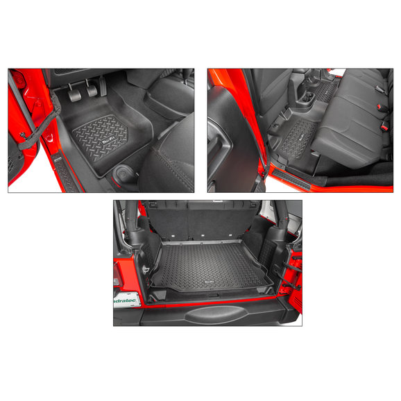 Tru-Fit Floor Liner Triple Combo Tru-Fit Floor Liner Triple Combo for 07-18 Jeep Wrangler Unlimited JK