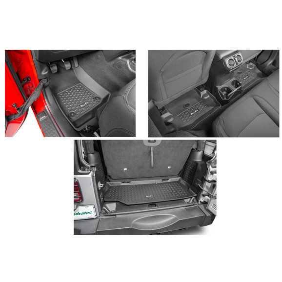 Tru-Fit Floor Liner Triple Combo Tru-Fit Floor Liner Triple Combo for 18-25 Jeep Wrangler JL 2-Door