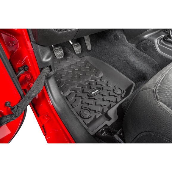 Quadratec Ultimate Jeep Licensed Floor Liners Quadratec Ultimate Jeep Licensed Floor Liners for 18-26 Jeep Wrangler JL 2-Door