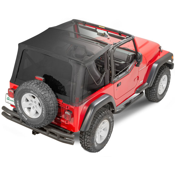 QuadraTop Gen II Complete Soft Top with Upper Doors   QuadraTop  Gen II Complete Soft Top with Upper Doors   for 97-06 Jeep Wrangler TJ