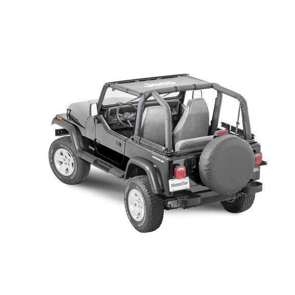 QuadraTop Jeep Licensed Mesh Bimini Top QuadraTop Jeep Licensed Mesh Bimini Top for 87-06 Jeep Wrangler YJ & TJ