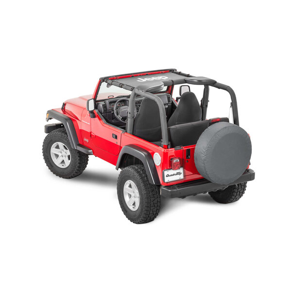 QuadraTop Jeep Licensed Mesh Bimini Top QuadraTop Jeep Licensed Mesh Bimini Top for 87-06 Jeep Wrangler YJ & TJ