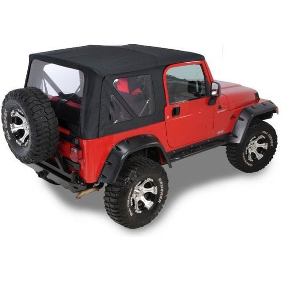 QuadraTop Replacement Soft Top with Clear Windows for 97-06 Jeep Wrangler TJ  | Quadratec
