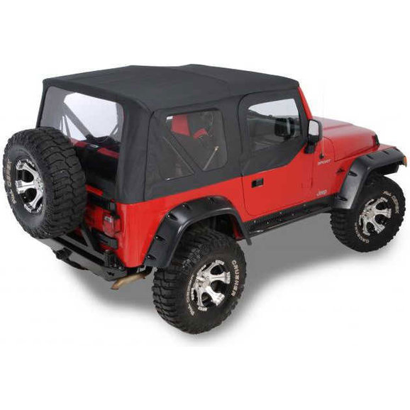 QuadraTop Replacement Soft Top with Upper Doors & Clear Windows QuadraTop Replacement Soft Top with Upper Doors & Clear Windows for 97-06 Jeep Wrangler TJ