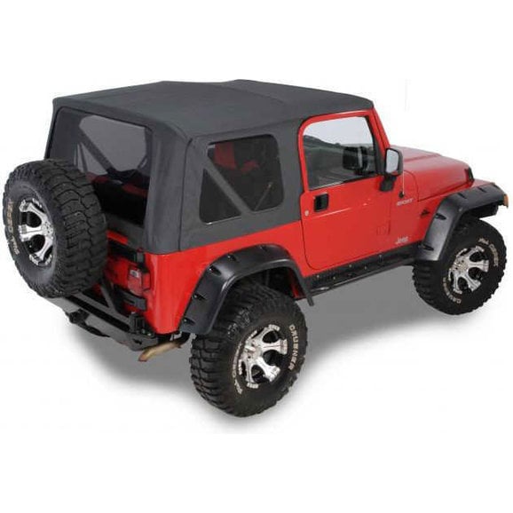 QuadraTop Replacement Soft Top with Tinted Windows for 97-06 Jeep Wrangler  TJ | Quadratec