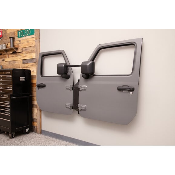 QuadraTop Wall Mount Door Hanger Bracket QuadraTop  Wall Mount Door Hanger Bracket for 76-26 Jeep CJ, Wrangler & Gladiator