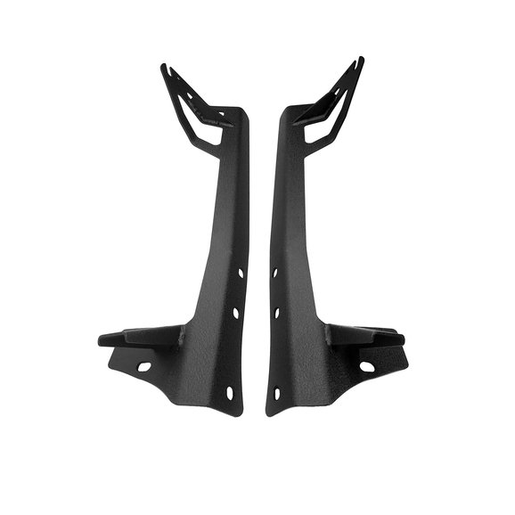 Quake LED  Upper Windshield Light Bar Brackets for 07-18 Jeep Wrangler JK