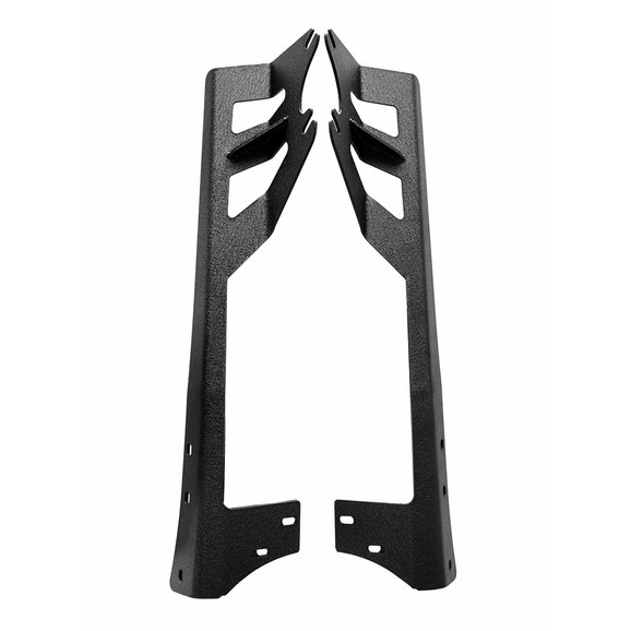 Quake LED Dual Upper Windshield Light Bar Brackets Quake LED QBJ405 Dual Upper Windshield Light Bar Brackets for 07-18 Jeep Wrangler JK