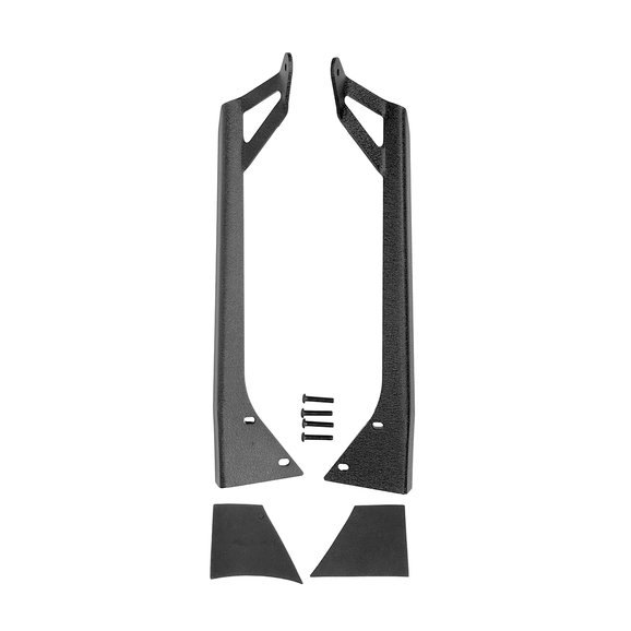 Quake LED Upper Windshield Light Bar Brackets Quake LED QBU788 Upper Windshield Light Bar Brackets for 87-95 Jeep Wrangler YJ