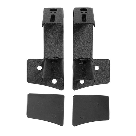 Quake LED Double Windshield Light Mount Pair Quake LED QBU789 Double Windshield Light Mount Pair for 07-18 Jeep Wrangler JK