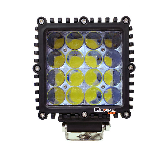 Quake LED RGB 5" Cube 80W 4D Spot Work Light - Single Quake LED QFR989 RGB 5" Cube 80W 4D Spot Work Light - Single