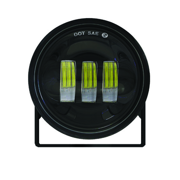 Quake LED  RGB 4" Round LED Spot Light Pod - Single 