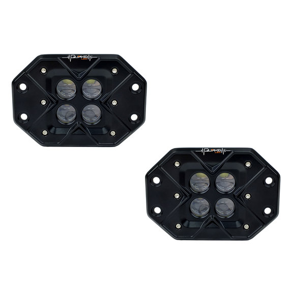 Quake LED Seismic RGB Flush Mount LED Flood Light Pair Quake LED QSE685 Seismic RGB Flush Mount LED Flood Light Pair