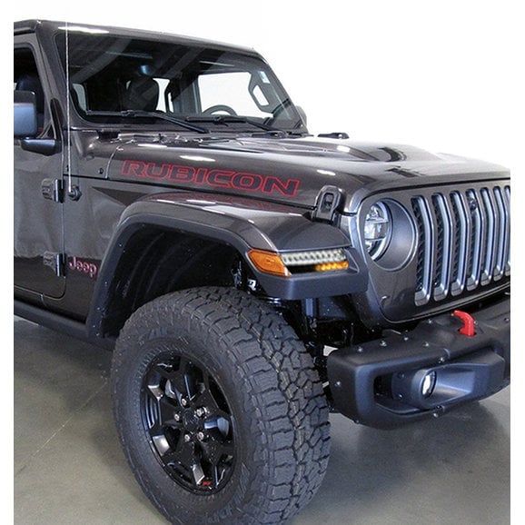 Quake LED DRL Fender Lights with Sequential Turn Signals & Side Markers in Smoke Quake LED QTE1023 DRL Fender Lights with Sequential Turn Signals & Side Markers in Smoke for 18-21 Jeep Wrangler JL & Gladiator JT Rubicon, Moab & Sahara Models