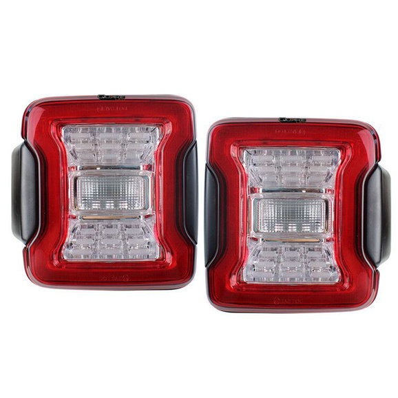 Quake LED Redout LED Tail Lights Quake LED QTE345 Redout LED Tail Lights for 18-22 Jeep Wrangler JL