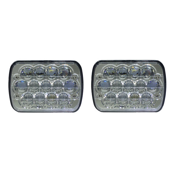 Quake LED Tempest Series 39W 5x7" LED Headlight Kit Quake LED QTE463 Tempest Series 39W 5x7" LED Headlight Kit for 84-01 Jeep Wrangler YJ, Cherokee XJ & Comanche MJ