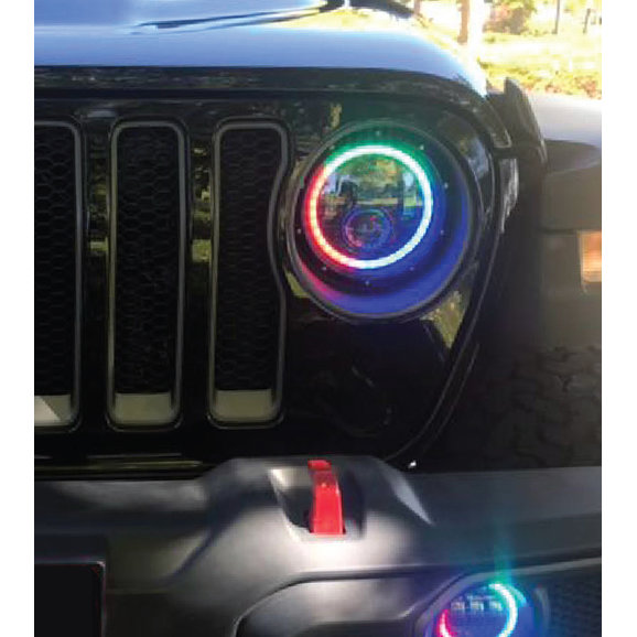 halo and led headlights