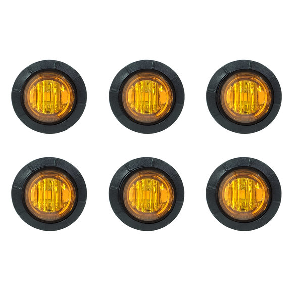 Quake LED 3/4" Side Marker Lamps - 6 Pack Quake LED 3/4" Side Marker Lamps - 6 Pack