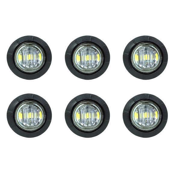 Quake LED  3/4" Side Marker Lamps - 6 Pack 