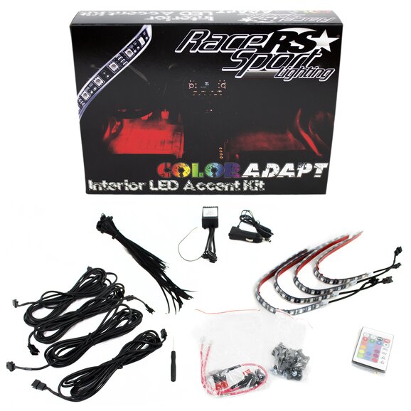 Race Sport Lighting ColorADAPT Adaptive RGB LED Flexible Interior Kit Race Sport Lighting RSIKIT ColorADAPT Adaptive RGB LED Flexible Interior Kit