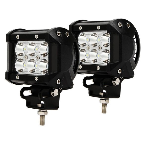 Race Sport Lighting Street Series 18W 6-LED Bottom Mount LED Spot Lights Race Sport Lighting RS6L18WPR Street Series 18W 6-LED Bottom Mount LED Spot Lights