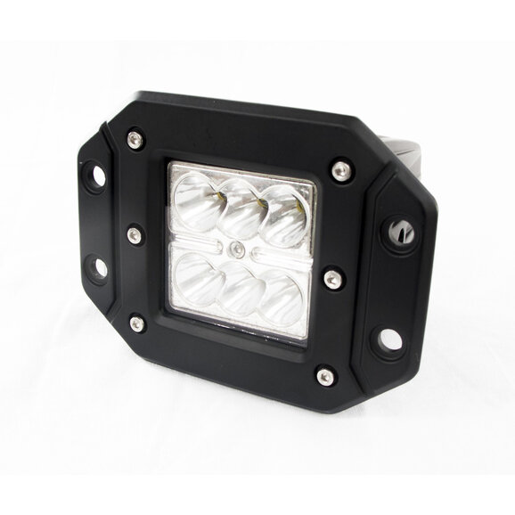 Race Sport Lighting Black Shell Flush Mountable 18Watt 6-LED High-Powered 3x3 LED Spot Light Race Sport Lighting  Black Shell Flush Mountable 18Watt 6-LED High-Powered 3x3 LED Spot Light