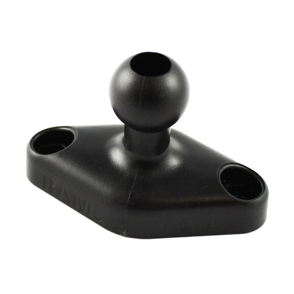Ram Mounts Snap-Link Ball with Diamond Plate Ram Mounts RAP-SB-238U Snap-Link Ball with Diamond Plate