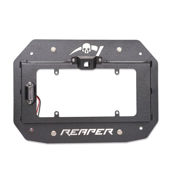 Reaper Off-Road License Plate Carrier Reaper Off-Road JLTSX2-B License Plate Carrier for 18-20 Jeep Wrangler JL