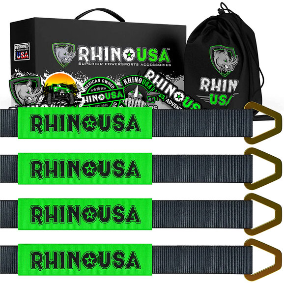 Rhino USA 2" x 38" Axle Tie-Down Straps Rhino USA  2" x 38" Axle Tie-Down Straps