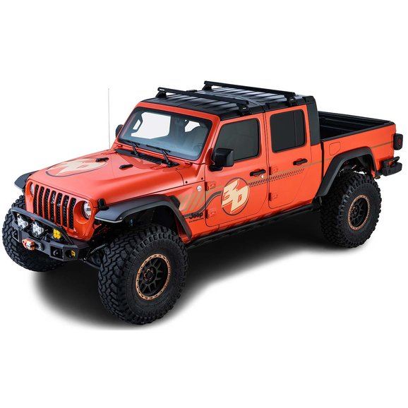 Rhino-Rack Heavy Duty RL110 Series 2 Bar Roof Rack Rhino-Rack  Heavy Duty RL110 Series 2 Bar Roof Rack for 18-22 Jeep Wrangler JL Unlimited & Gladiator JT