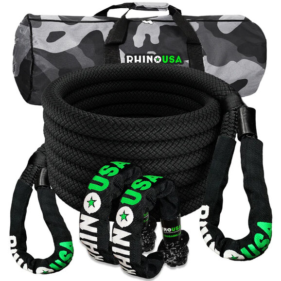 Rhino USA 7/8" x 30' Kinetic Rope Recovery Kit Rhino USA  7/8" x 30' Kinetic Rope Recovery Kit