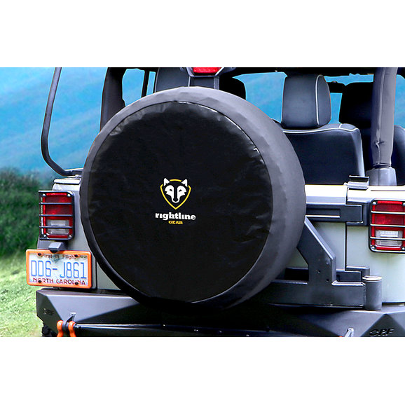 Rightline Gear 4x4 Adjustable Spare Tire Cover Rightline Gear 4x4 100T68 Adjustable Spare Tire Cover for 27”- 35” Tires