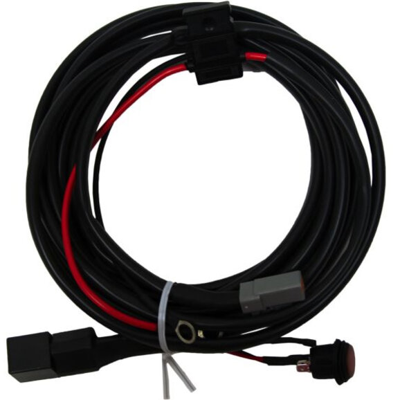Rigid Industries High Power Wiring Harness Rigid Industries 40190 High Power Wiring Harness for the E-Series, SR-Series, RDS-Series, and Q-Series Lights