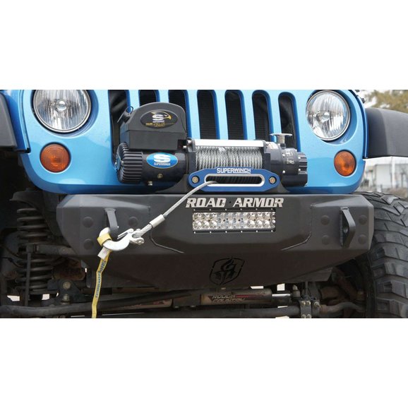 Road Armor Stealth Stubby Front Winch Bumper Road Armor  Stealth Stubby Front Winch Bumper for 07-18 Jeep Wrangler JK
