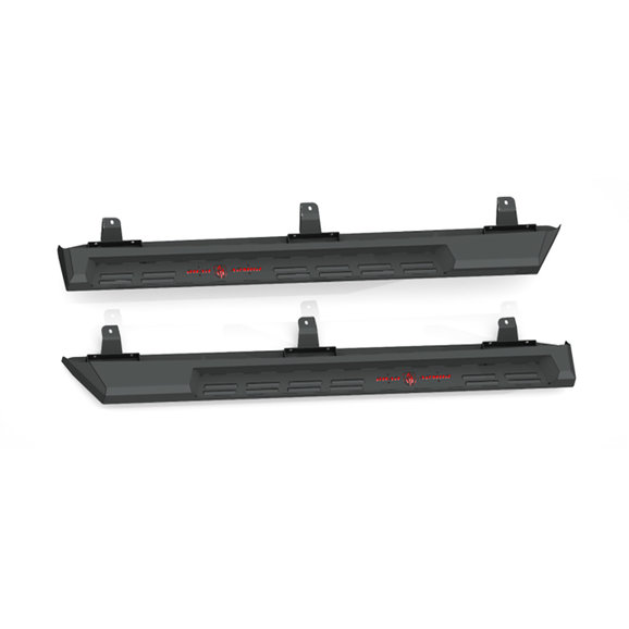 Road Armor Stealth Running Board Step Road Armor 518STP4B Stealth Running Board Step for 18-22 Jeep Wrangler JL Unlimited 4-Door