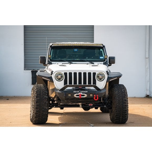 Road Armor Stealth Steel Wide Fender Flares for 1823 Jeep Wrangler JL