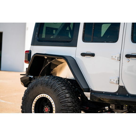 Road Armor Stealth Steel Wide Fender Flares for 1823 Jeep Wrangler JL