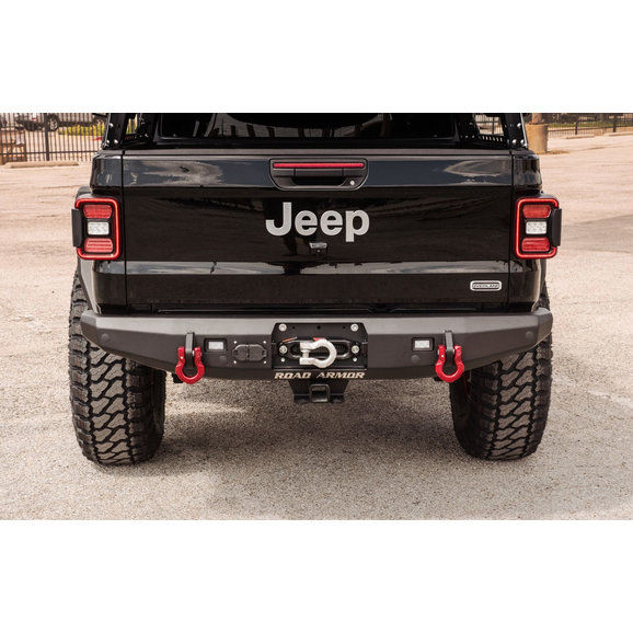 Road Armor 5203R0B Stealth Full Width Rear Winch Bumper for 2020 Jeep