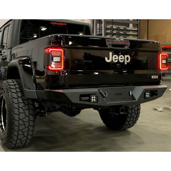 Road Armor 5203XR0B Spartan Full Width Rear Bumper for 2020 Jeep