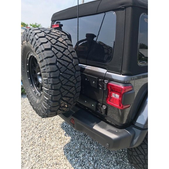 Rock Hard 4X4 Billet Aluminum Hinge Braces Rock Hard 4X4 RH-90345 Billet Aluminum Hinge Braces for 18-19 Jeep Wrangler JL