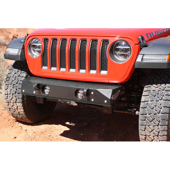 Rock Hard 4X4 Freedom Series Front Stubby Bumper Rock Hard 4X4 RH-90202 Freedom Series Front Stubby Bumper for 18-20 Jeep Wrangler JL & Gladiator JT