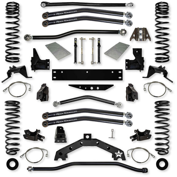Rock Krawler 3.5" X Factor X2 Long-Arm System Rock Krawler 3.5" X Factor X2 Long-Arm System for 07-18 Jeep Wrangler JK