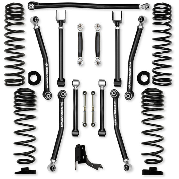 Rock Krawler 3.0" Adventure - X "No-Limits" Mid-Arm Suspension System Rock Krawler 3.0" Adventure - X "No-Limits" Mid-Arm Suspension System for 20-26 Jeep Gladiator JT Rubicon