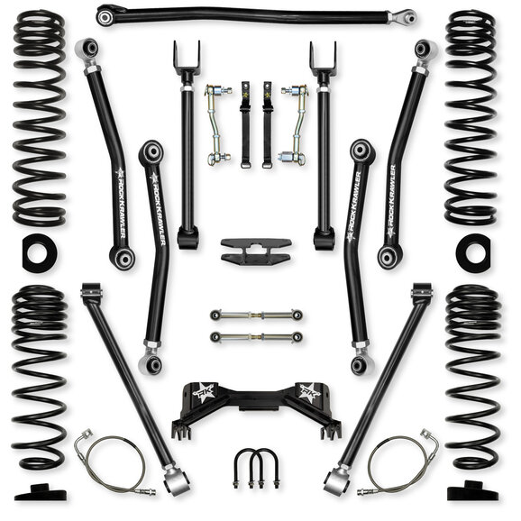 Rock Krawler 4.5" Adventure - X PRO Mid-Arm Suspension System Rock Krawler 4.5" Adventure - X PRO Mid-Arm Suspension System for 20-26 Jeep Gladiator JT Sport/Overland/Mojave