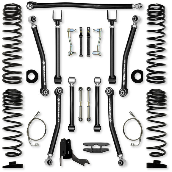 Rock Krawler 4.5" Adventure X Suspension System Rock Krawler 4.5" Adventure X Suspension System for 20-26 Jeep Gladiator JT Sport/Overland
