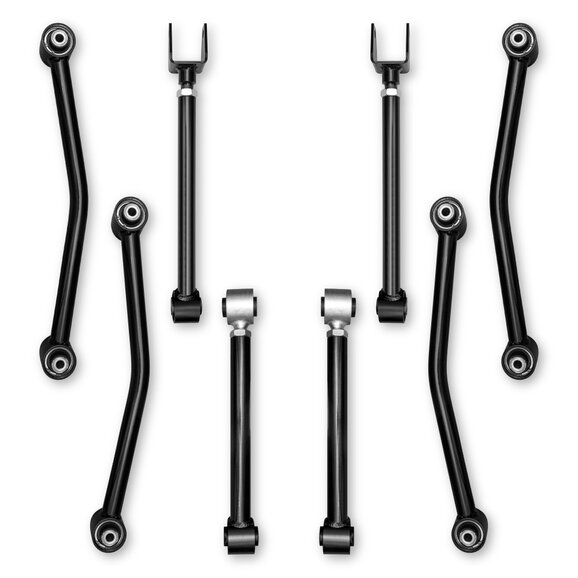 Rock Krawler Adventure Series Control Arm Package Rock Krawler RK07284B Adventure Series Control Arm Package for 18-26 Jeep Wrangler JL