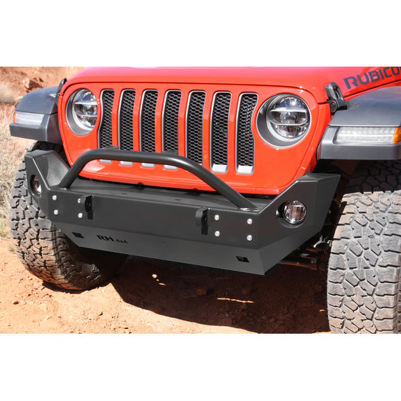 Rock Hard 4X4 Patriot Series Front Mid Width Bumper Rock Hard 4X4 Patriot Series Front Mid Width Bumper for 18-21 Jeep Wrangler JL & Gladiator JT